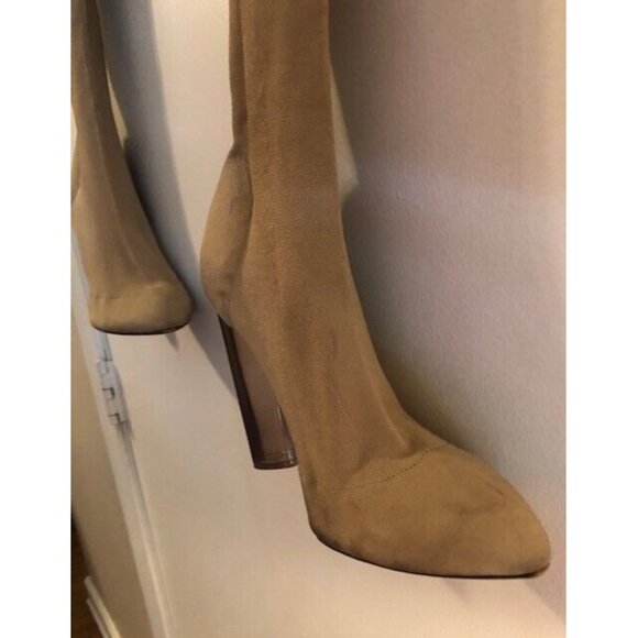 PREOWNED YEEZY SEASON 3 CELEBRITY OWNED OVER THE KNEE KNITTED SOCK BOOTS SZ 9.5 - Picture 15 of 16